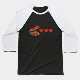 Burger Pacman! Baseball T-Shirt